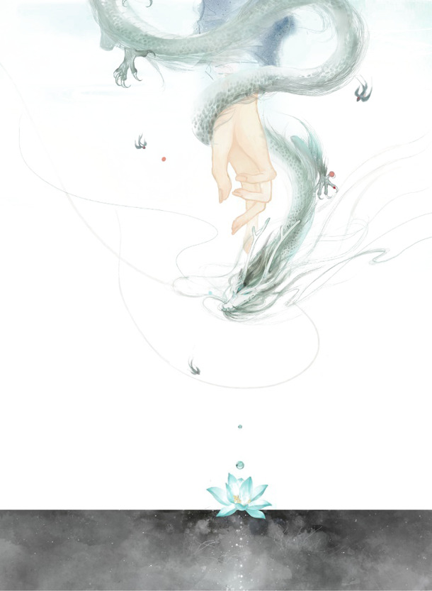 唯美古风插画PNG透明素材，高清装饰元素与特效图片，免费下载