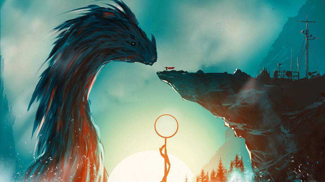 龙骑士剑幻想艺术，精选4K超清壁纸，3840x2160高清大图下载