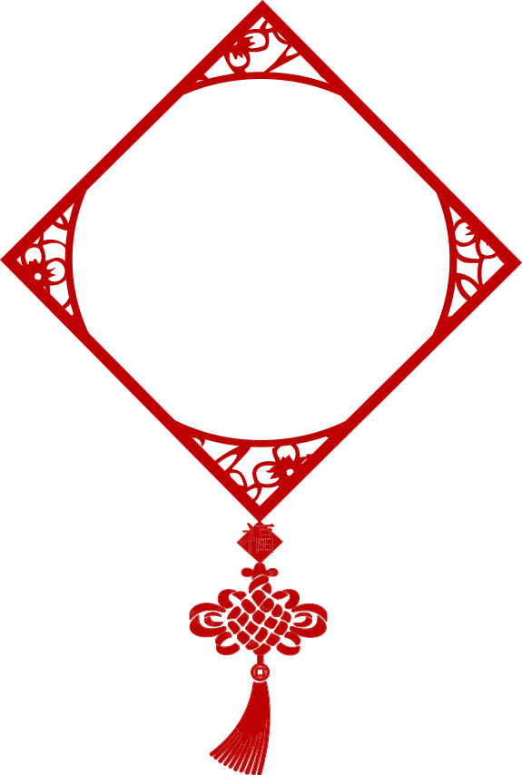 2021牛年春节窗花剪纸PNG素材，高清透明图片，节日元素丰富，免费下载
