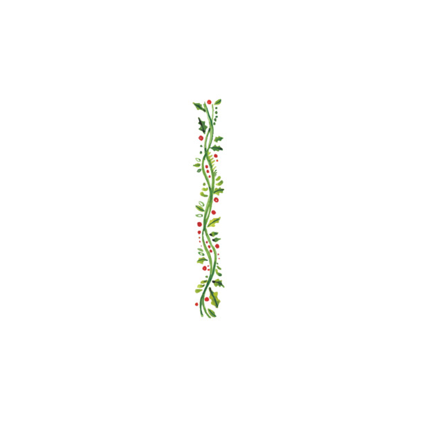 手绘绿色分割线PNG素材，高清透明装饰花纹，免费下载设计元素