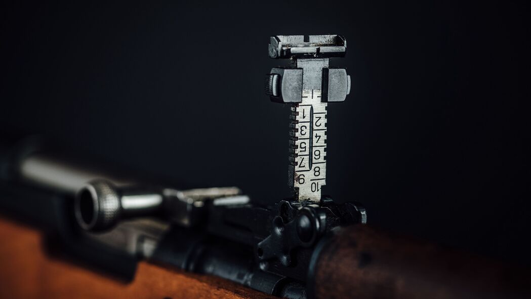 步枪瞄准镜武器，超清4K壁纸，3840x2160分辨率，高清背景图片免费下载