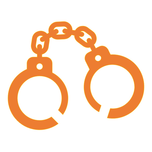 犯罪与刑法主题，手铐PNG透明图片，高清免扣元素图标，设计素材下载