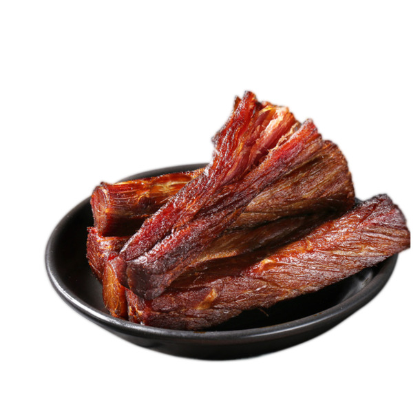 牛肉手撕牛肉干高清PNG透明图片素材，免扣元素，实拍5张，设计无忧下载