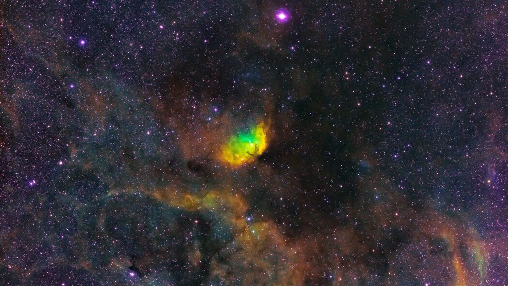 星云辉光，星系眩光，4K超高清恒星太空壁纸，3840x2160免费下载
