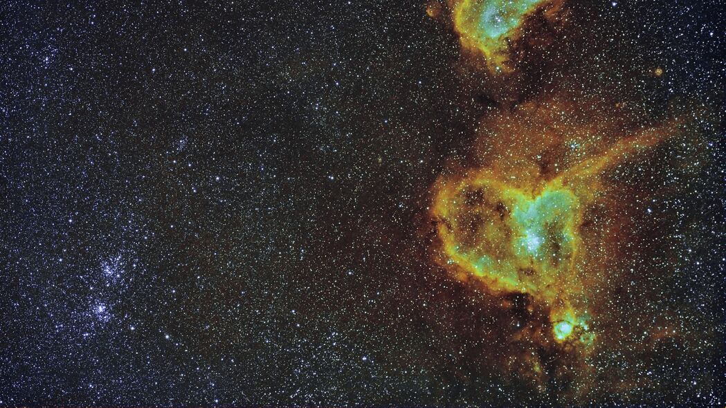 高清4K太空壁纸，星云辉光，恒星璀璨，绝美3840x2160背景图片免费下载