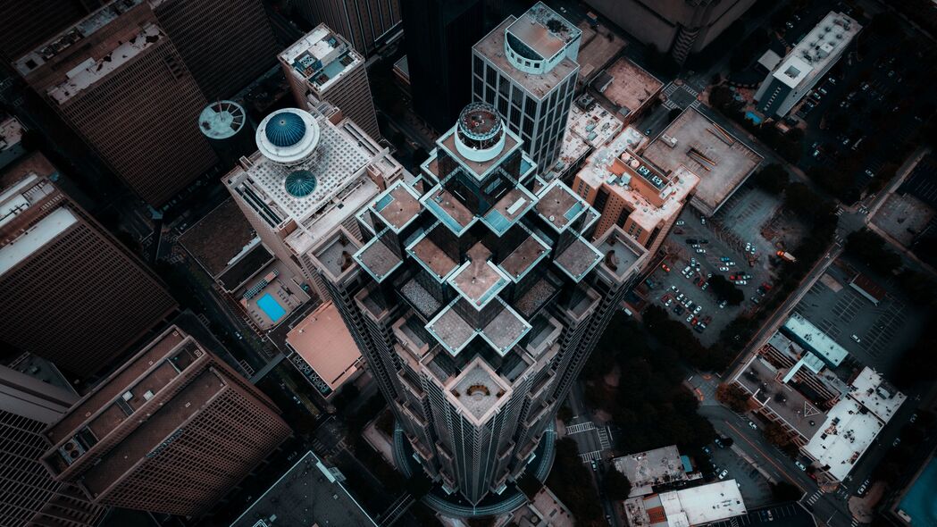 城市鸟瞰，绝美建筑景观4K高清壁纸，3840x2160分辨率免费下载
