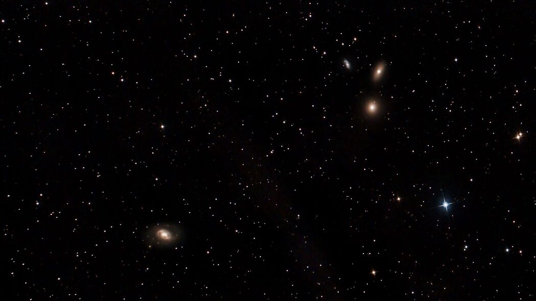 【绝美太空之旅】星系恒星眩光4K超高清壁纸，3840x2160分辨率，畅享宇宙之美！