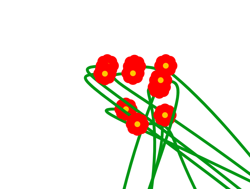 花朵动图特效制作，有趣的卡通花朵素材