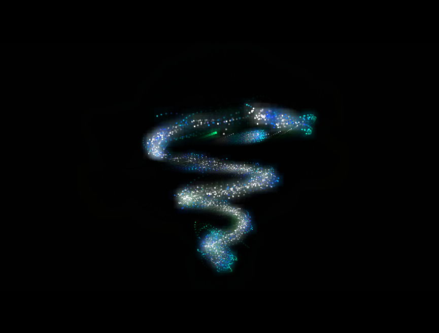 css重力效果，炫酷粒子动画效果