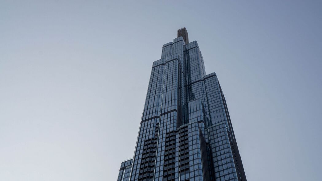 摩天大楼仰视视角，建筑之美，天空之韵——超清4K壁纸，3840x2160高清下载