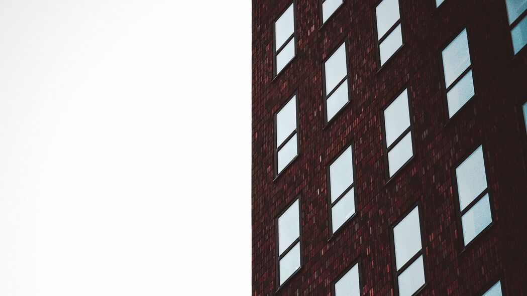 极简主义建筑角落窗户高清4K壁纸，3840x2160超清背景图片，一键下载