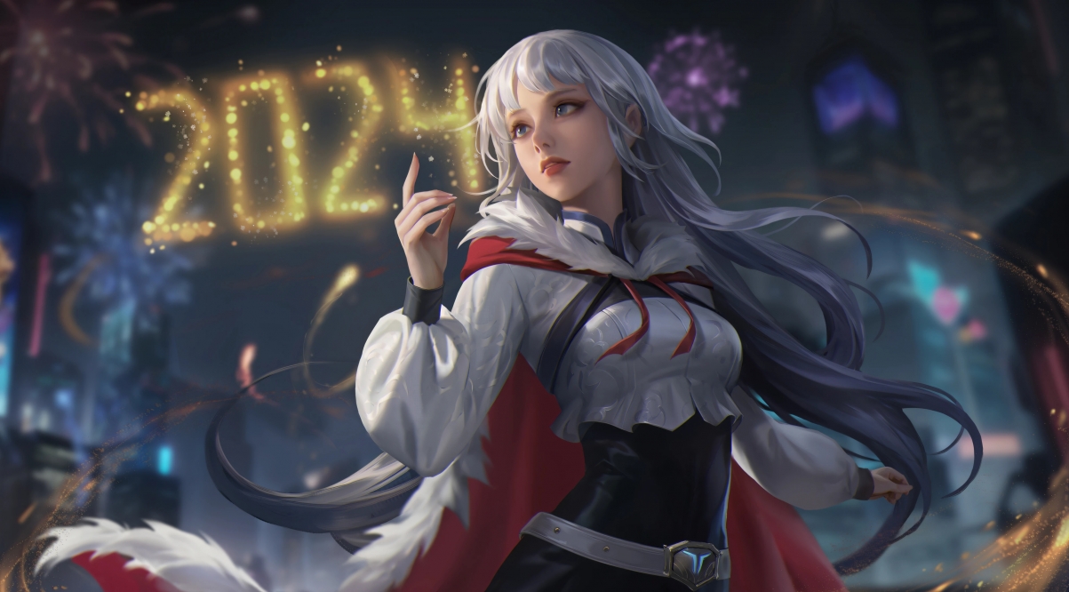 联想拯救姬2024新年动漫美女壁纸，超高清4K美图，3944x2184分辨率，唯美下载体验