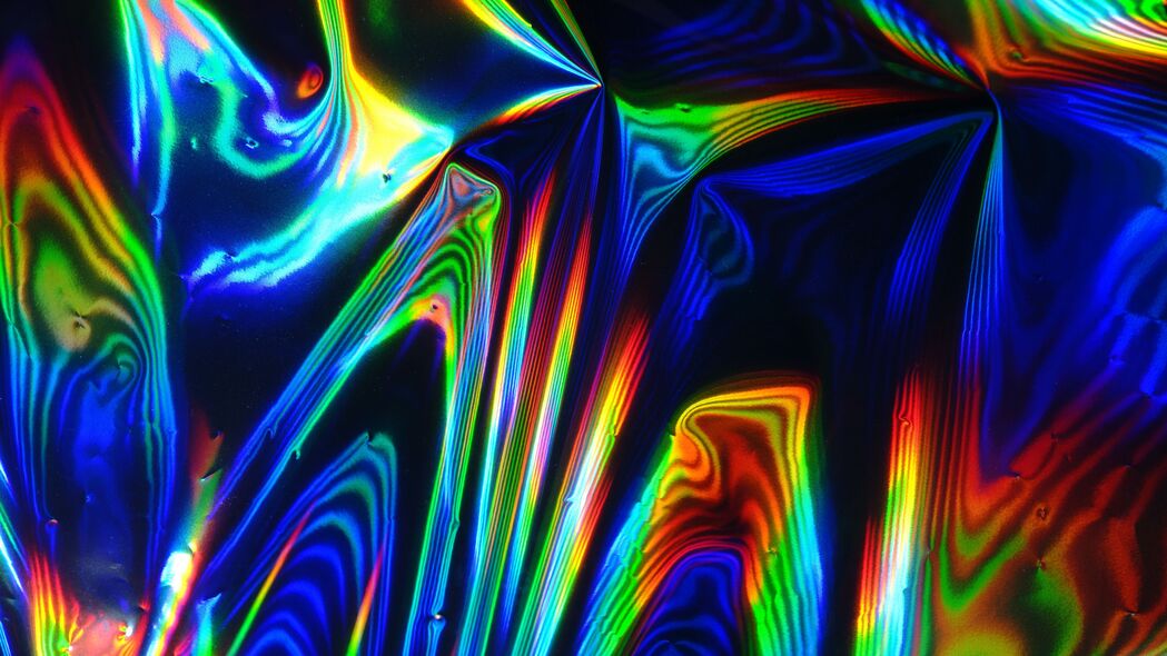 全息炫彩抽象之美，4K超高清壁纸，3840x2160分辨率，免费下载