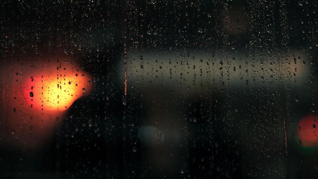 4K高清壁纸，玻璃水滴微距，雨水眩光之美，3840x2160分辨率免费下载