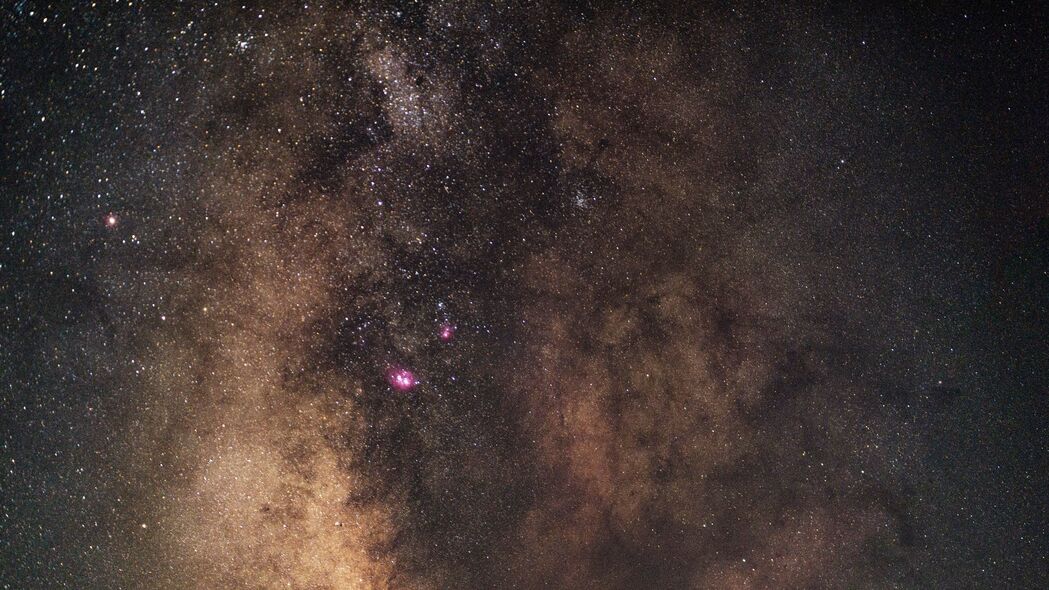 星云星系宇宙之美，高清4K棕色恒星壁纸，3840x2160分辨率，免费下载！