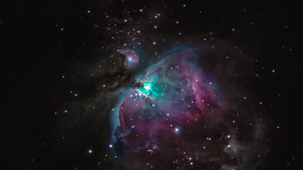 星系璀璨，恒星闪耀，绝美太空星云4K壁纸，高清3840x2160背景图片下载