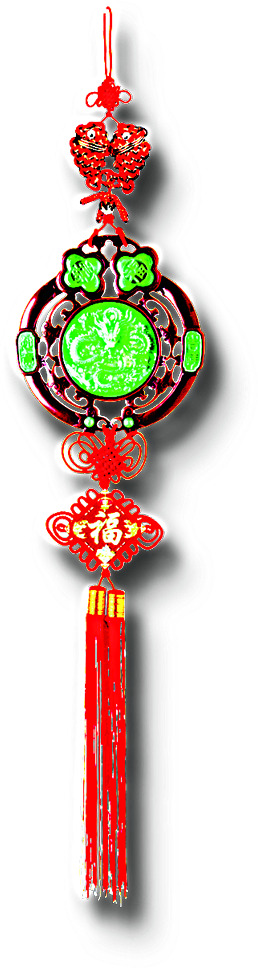 中式复古荷包中国结PNG透明图，端午节节日元素，高清素材下载