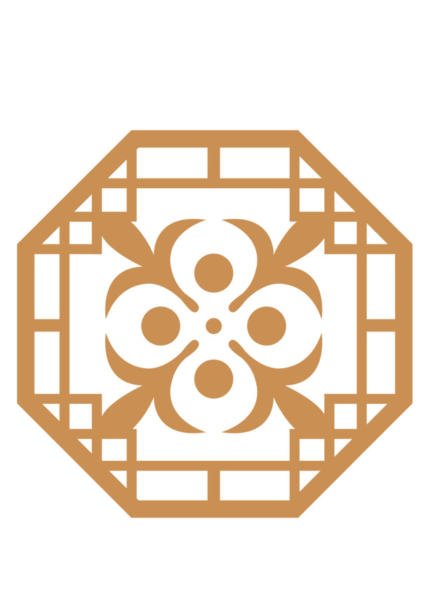 中式镂空雕花门窗矢量素材，高清PNG透明图，中国风装饰元素，AI格式下载