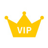 VIP卡通图标PNG，高清透明免扣素材，一键下载设计元素