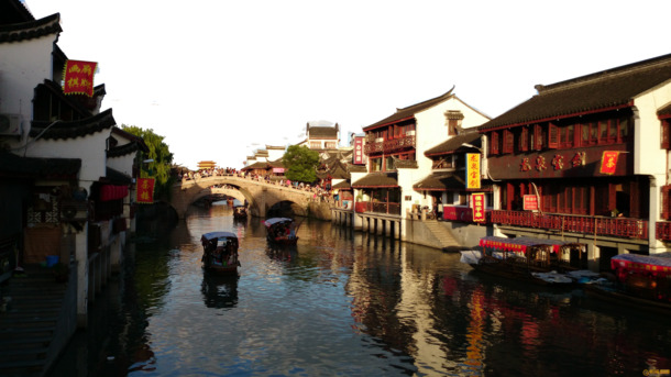 小桥流水人家PNG透明背景图，高清摄影风景素材下载