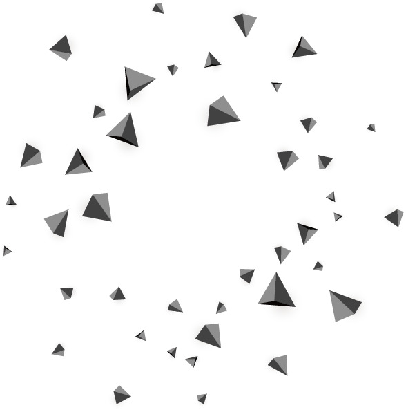 黑色环状锥体背景矢量素材，高清PNG透明图片，创意装饰元素与花纹，AI格式设计素材下载