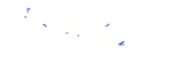 蓝色花瓣PNG透明图片，高清漂浮元素设计素材，免费下载