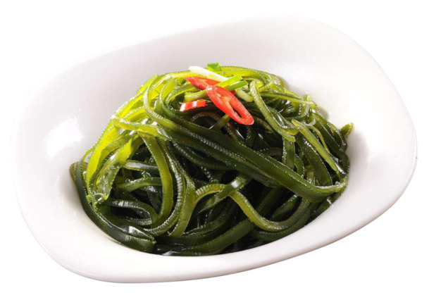 凉拌海带丝高清PNG透明图片，新鲜食材装饰元素，生活美学设计素材下载