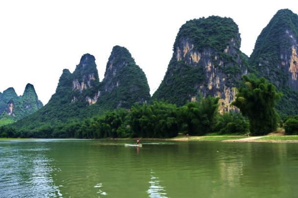 广西桂林漓江美景，高清PNG透明背景风景图片，免费下载设计素材