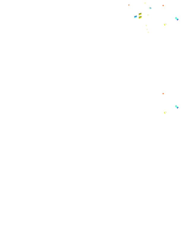 彩色纷飞彩带PNG素材，高清透明图片，创意漂浮元素，一键下载设计灵感！