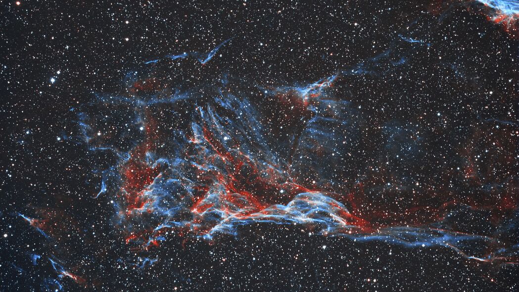 星云彩色太空之美，恒星璀璨宇宙4K壁纸，高清3840x2160背景图片，一键下载