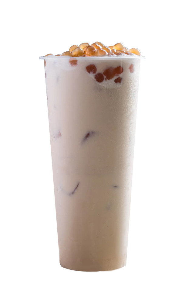实物珍珠奶茶PNG透明图，高清装饰元素，生活用品设计素材下载
