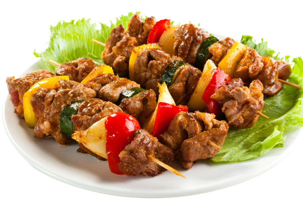 烤肉串PNG透明图片，高清装饰元素，生活用品设计素材免费下载
