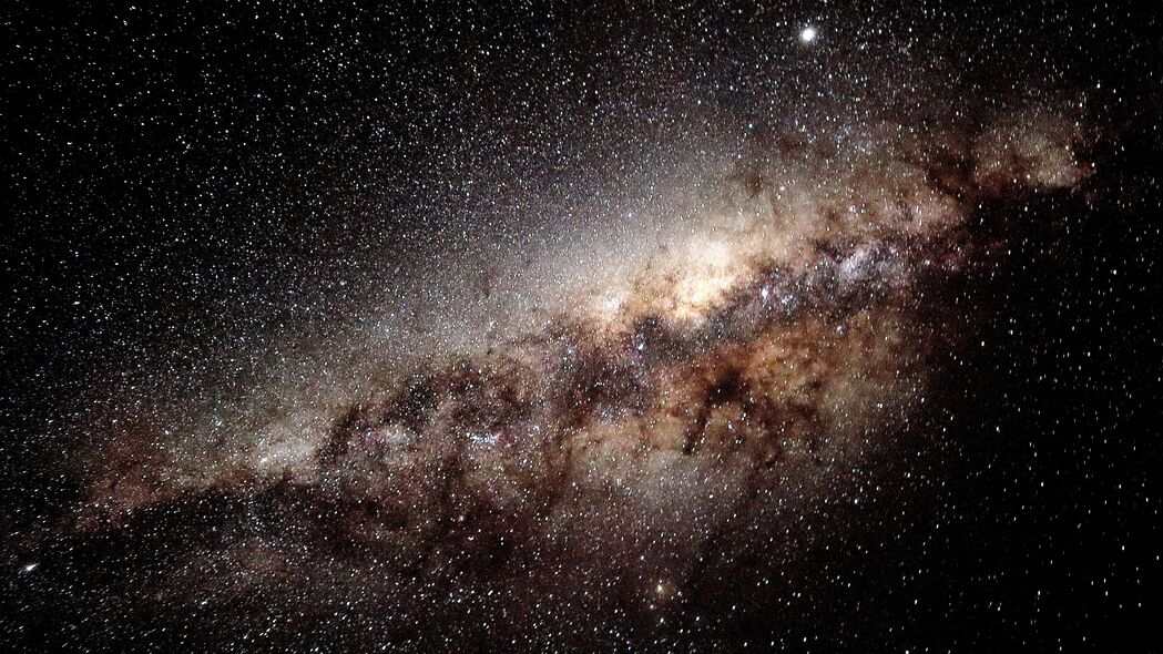 探索宇宙之美，棕色星云恒星太空4K高清壁纸，3840x2160超清背景图片免费下载