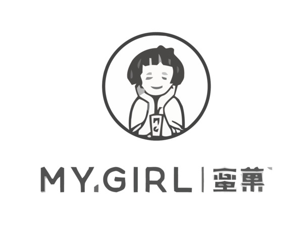 蜜菓奶茶店LOGO，高清PNG透明免抠素材，EPS矢量格式下载