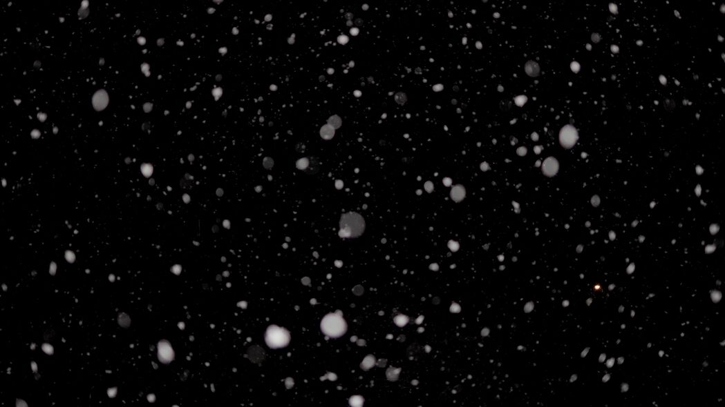 雪夜眩光，黑色魅力，超清4K壁纸，3840x2160高清下载