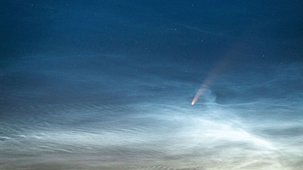彗星陨石星空之美，高清4K壁纸，3840x2160分辨率，尽享绚丽天空风景图片！