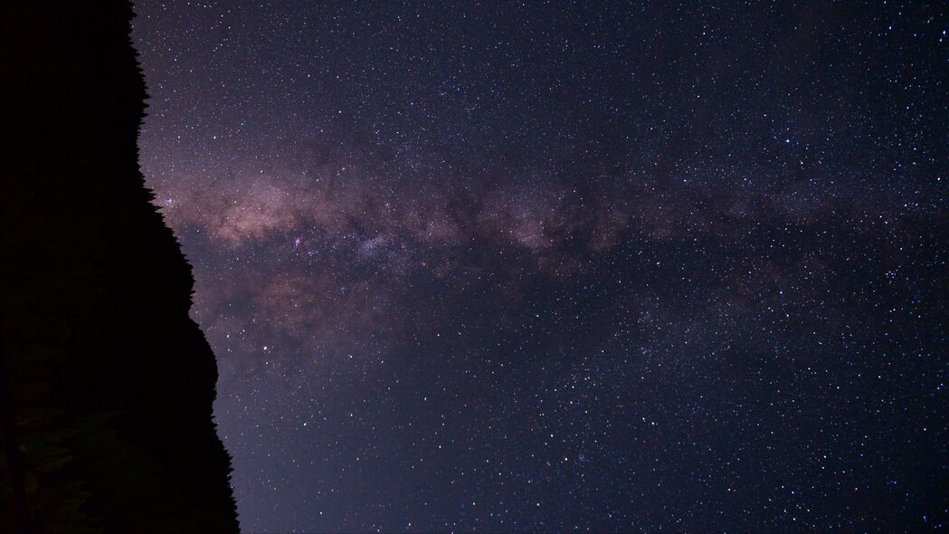 星空之夜，森林星辰璀璨4K超清壁纸，3840x2160高清下载