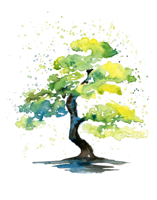 植物手绘素材，清新绿意，高清PNG透明图片，手账必备动植物元素设计下载