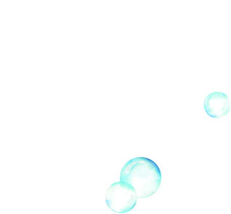 白蓝透明泡泡PNG高清素材，创意漂浮元素，免费下载图片设计资源
