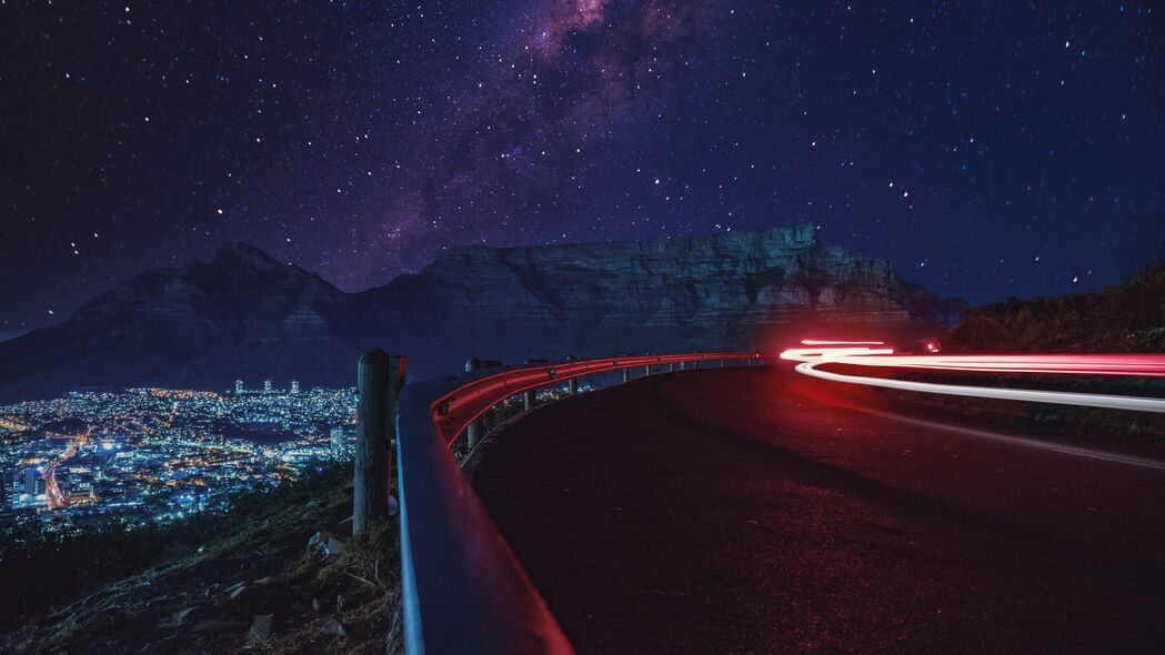 【绝美壁纸】路长曝光下的辉光星空，璀璨星星点亮4K高清壁纸，3840x2160分辨率，下载即享视觉盛宴！