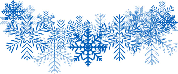 冬日雪花PNG素材，高清透明矢量设计，节日元素丰富，圣诞图片素材免费下载