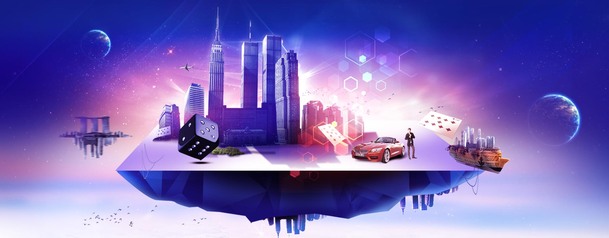 互联网科技风Banner设计素材，高清PNG透明背景元素，免费下载！
