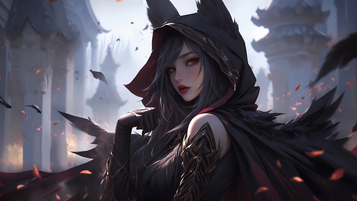 英雄联盟，绝美Xayah 4K壁纸，高清游戏人物图片，3840x2160分辨率，一键下载