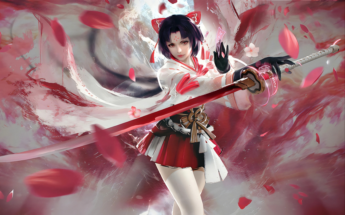 永劫无间，御神之刃妖刀姬绝美4K壁纸，3840x2400超高清下载