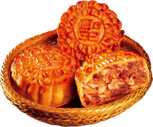 中秋节美味月饼PNG透明图片，高清下载，创意节日元素设计素材