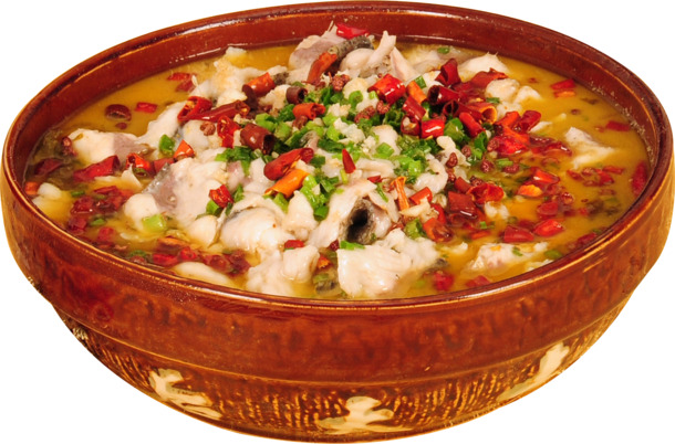 麻辣水煮肉片PNG透明图，高清装饰元素，生活用品设计素材下载