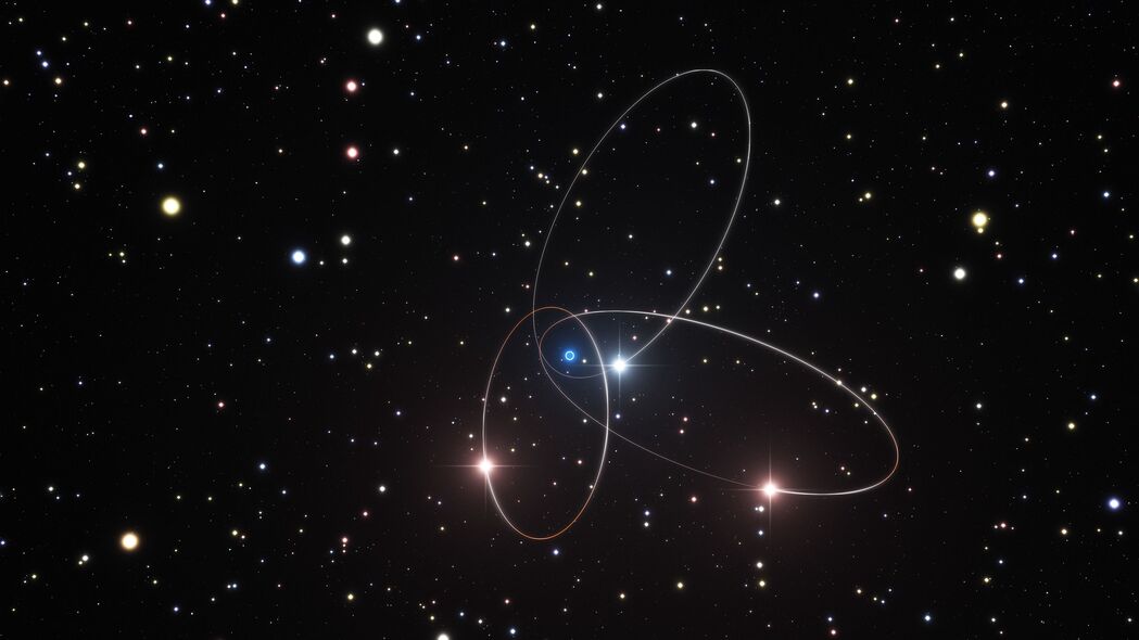 星星空间戒指发光，绝美4K高清壁纸，3840x2160超清背景图片，一键下载