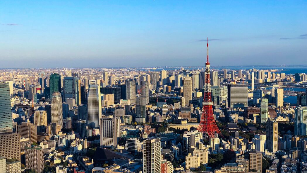 城市摩天巨塔建筑盛景，超高清4K壁纸，3840x2160分辨率，尽享建筑美学之旅