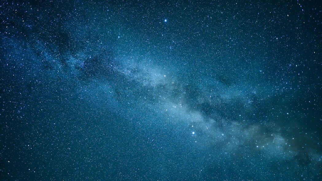 星空之美，蓝色星云4K高清壁纸，3840x2160分辨率，畅享太空之旅