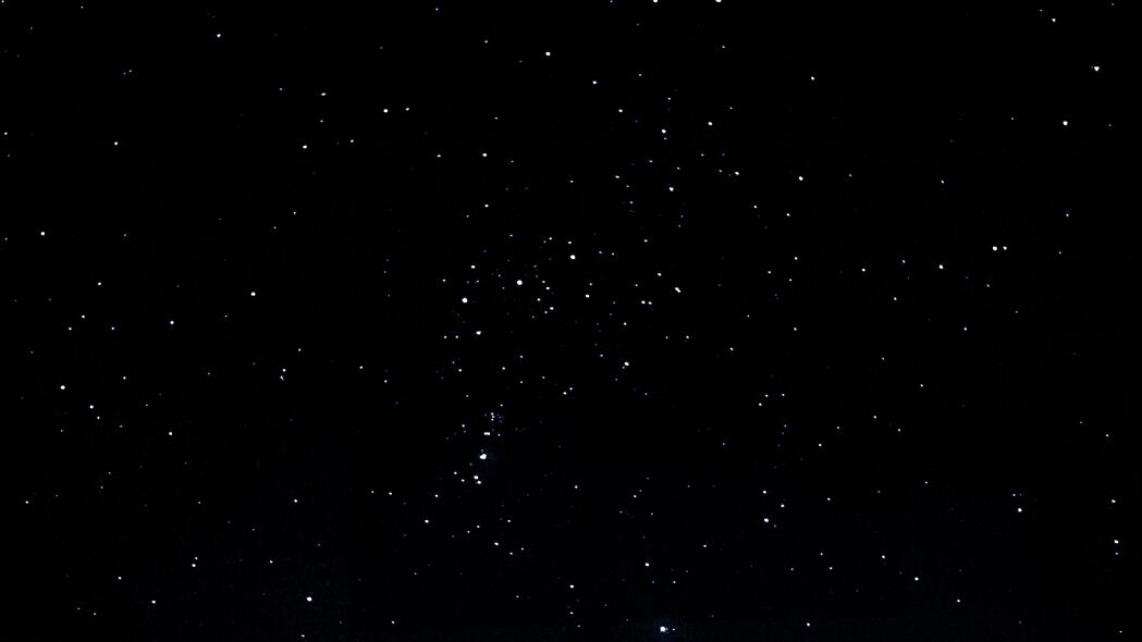 星空4K高清壁纸，璀璨星星黑色背景，3840x2160超清分辨率，免费下载